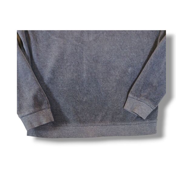 New York & Company Gray Velour Full Zip Hoodie Regular Fit Pockets Size M - Picture 6 of 13
